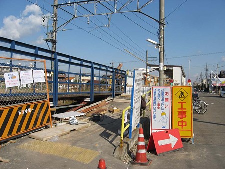 観音寺駅閉鎖された出入り口