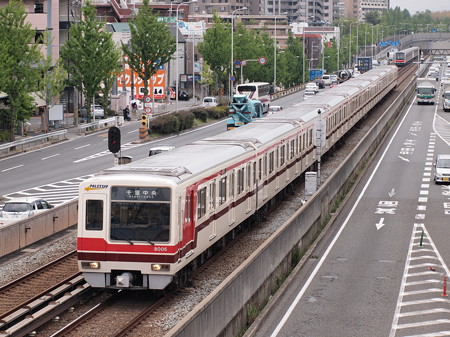 北大阪急行8000系 北大阪急行線桃山台~千里中央