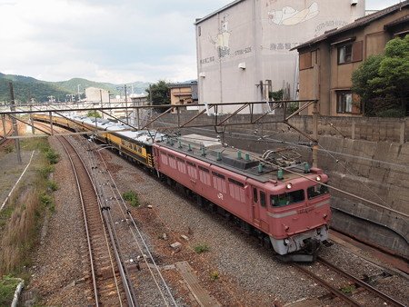 EF81 サロンカーなにわ 東海道本線山科~京都