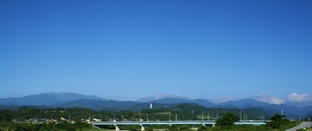 立山連邦と北陸自動車道