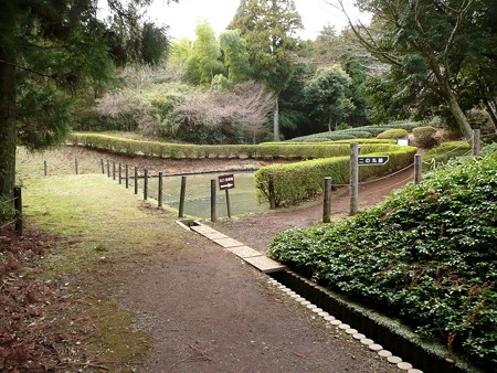 山中城跡 田尻の池