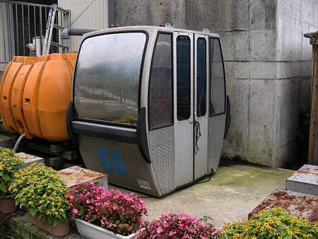 昔運行してたゴンドラ