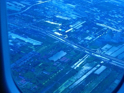 離陸直後
