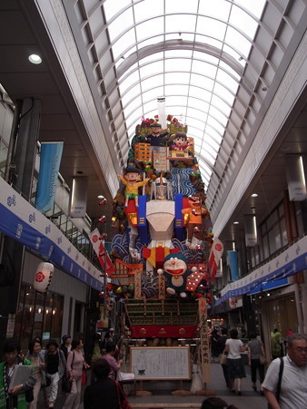 10 博多祇園山笠 飾り山 ドラえもん(どらえもん)2012年 写真画像