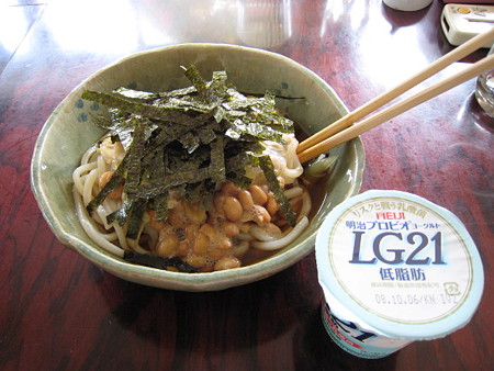 納豆ぶっかけうどん