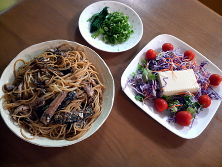 秋刀魚のパスタを作ってみました
