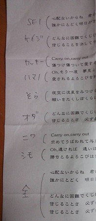 「愛は勝つ」歌い分け