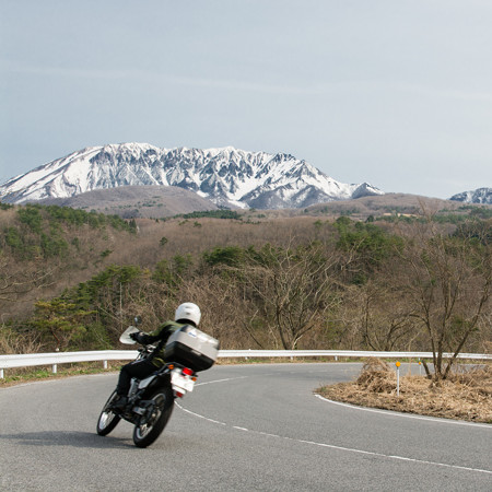 大山・広域農道での自撮り
