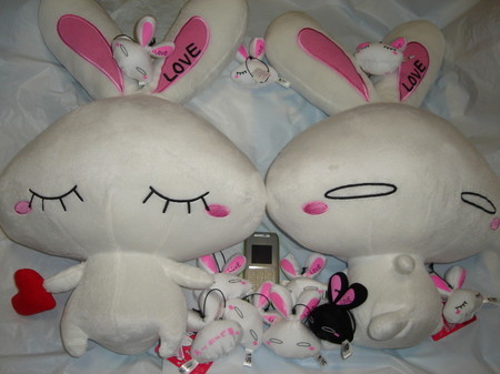 LOVEビーズマスコット＆LOVEビッグビッグぬいぐるみl