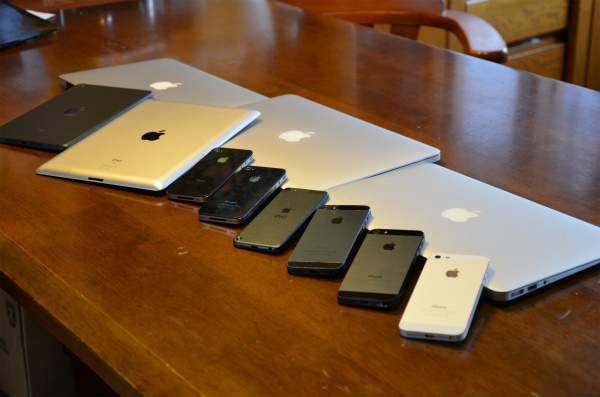 この２年半強の間にAppleが11台に増殖