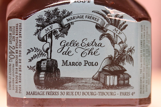 MARIAGE FRERES Gelee Extra de The MARCO POLO（マリアージュ フレール ジュレ エクストラ デ ザ マルコ ポーロ）瓶1